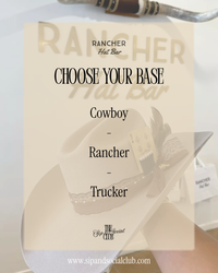 Coastal Cowgirl: The DIY Rancher Hat Bar x Sip & Social
