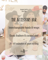 Coastal Cowgirl: The DIY Rancher Hat Bar x Sip & Social