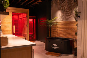 OPTML infrared sauna lounge